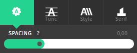 spacing-slider